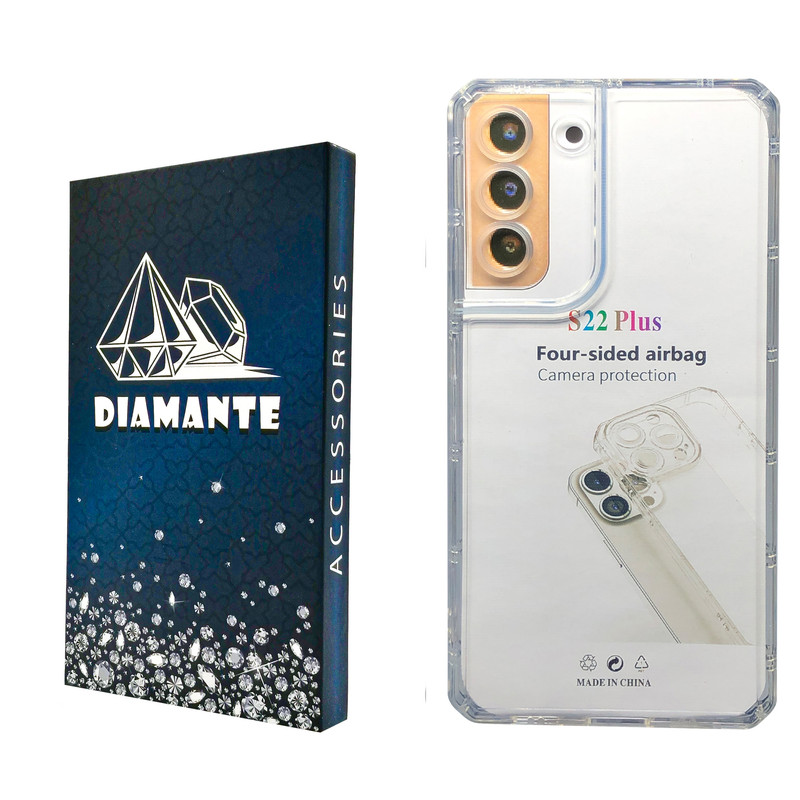 کاور دیامانته مدل Nahid Navy مناسب برای گوشی موبایل سامسونگ Galaxy S22 Plus