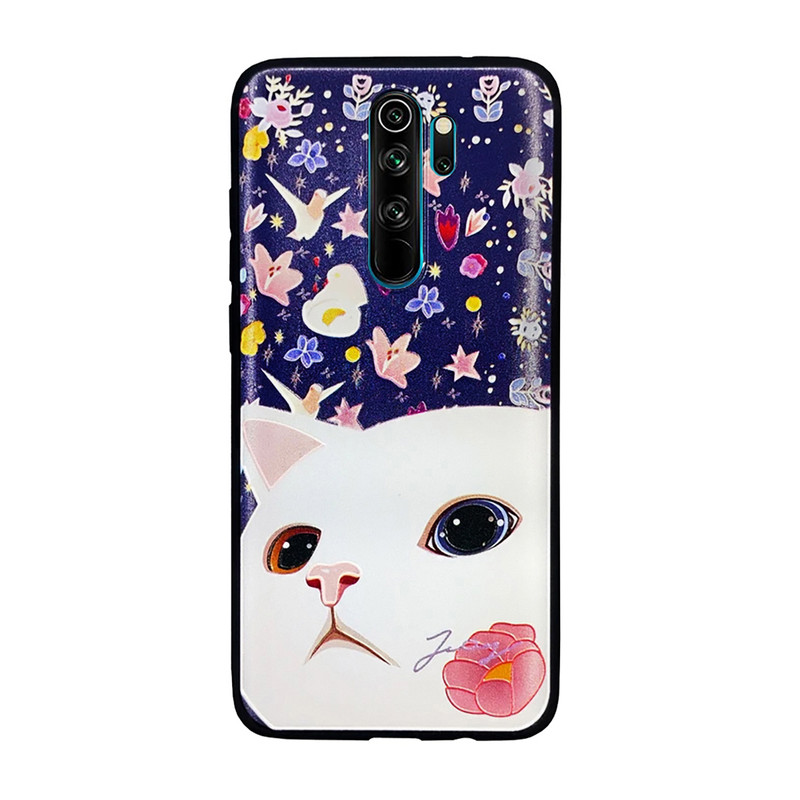 کاور مدل گربه کد 03 مناسب برای گوشی موبایل شیائومی Redmi note 8 pro