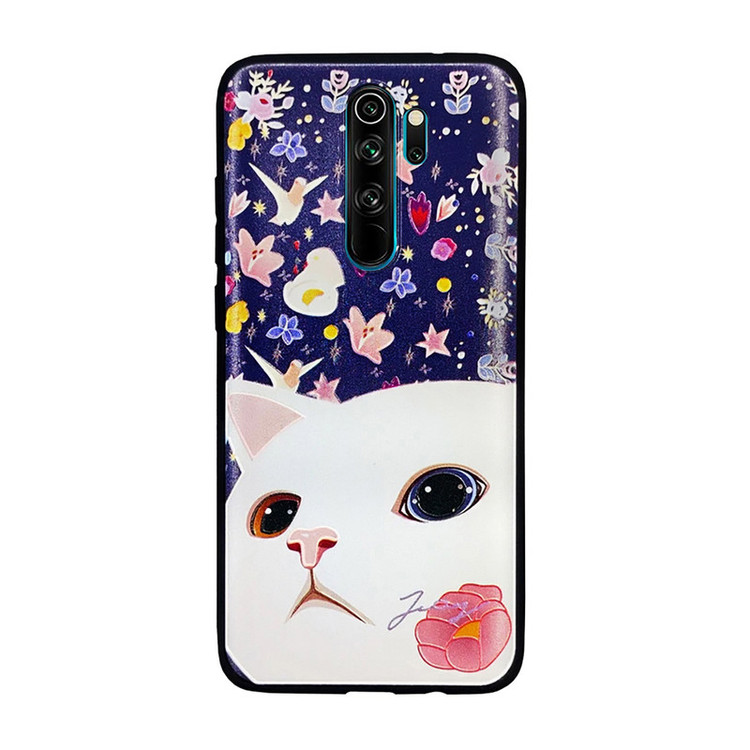 کاور مدل گربه کد 03 مناسب برای گوشی موبایل شیائومی Redmi note 8 pro