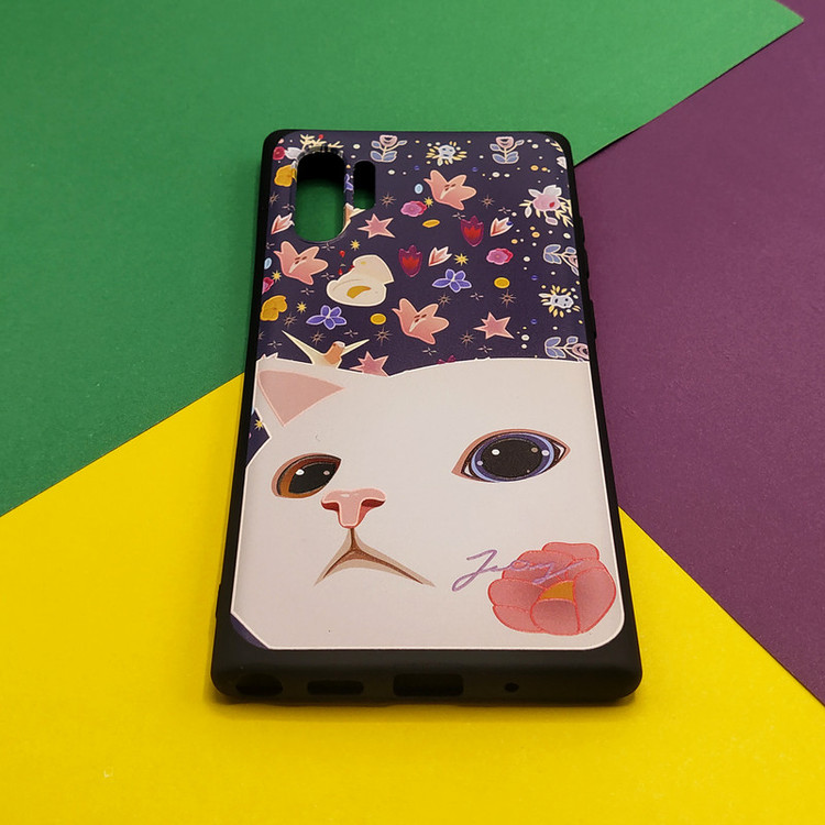 کاور مدل گربه کد 03 مناسب برای گوشی موبایل سامسونگ Galaxy Note 10 Plus