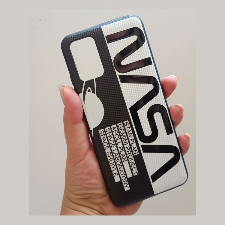 کاور مدل فانتزی کد A-04 طرح NASA مناسب برای گوشی موبایل سامسونگ Galaxy A02S