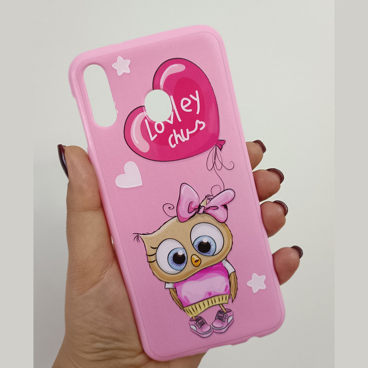 کاور مدل سیلیکونی کد 03 طرح جغد مناسب برای گوشی موبایل سامسونگ Galaxy M20