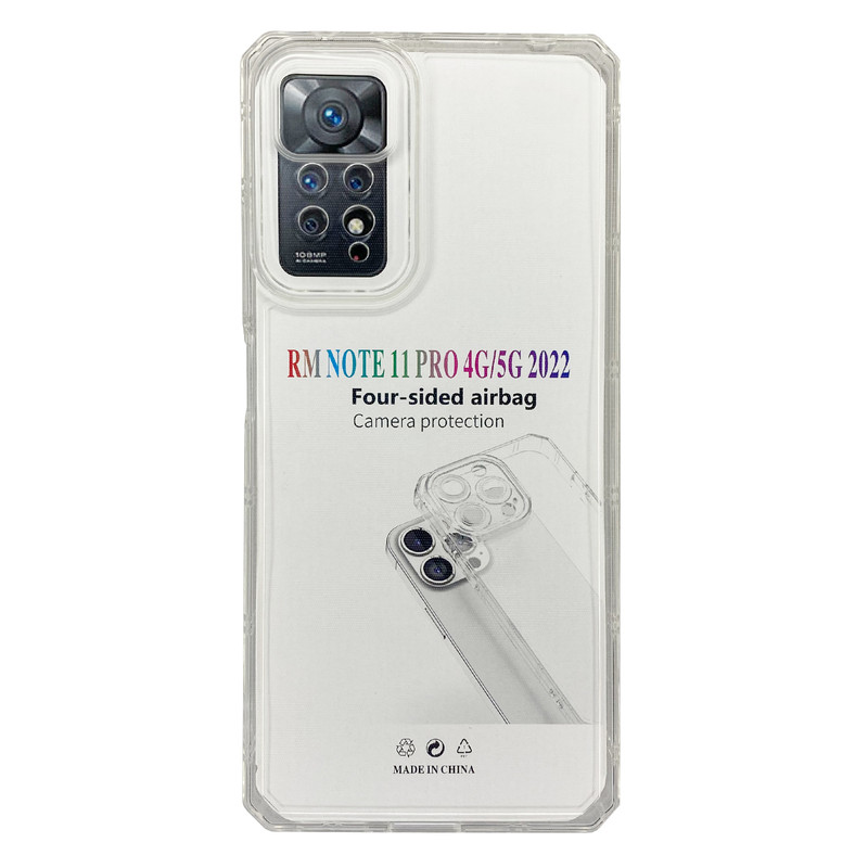 کاور مدل Clear Airbag مناسب برای گوشی موبایل شیائومی Redmi Note 11 Pro 4G / 5G