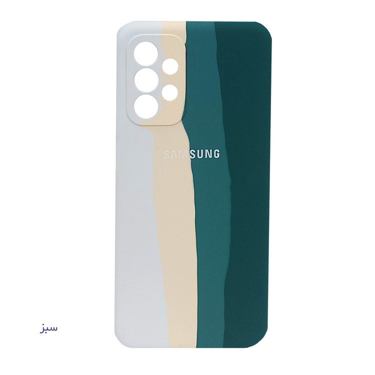 کاور لیمیا مدل سیلیکونی زیر بسته طرح آبرنگی مناسب برای گوشی موبایل سامسونگ Galaxy A73