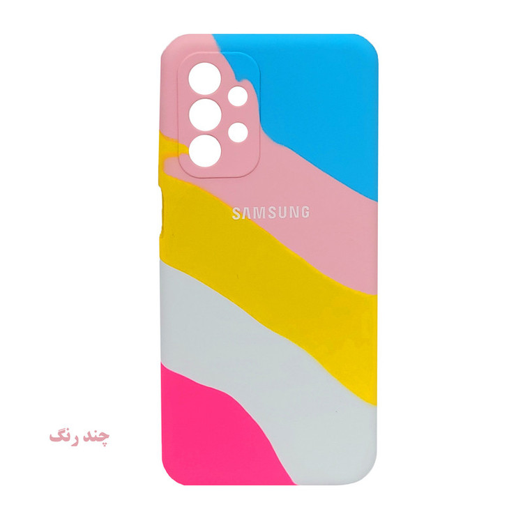کاور لیمیا مدل سیلیکونی زیر بسته طرح آبرنگی مناسب برای گوشی موبایل سامسونگ Galaxy A73