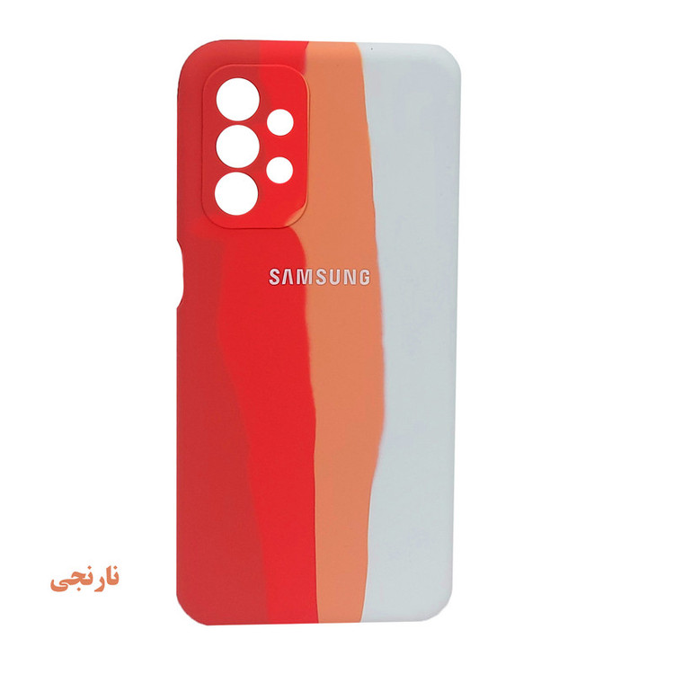 کاور لیمیا مدل سیلیکونی زیر بسته طرح آبرنگی مناسب برای گوشی موبایل سامسونگ Galaxy A73