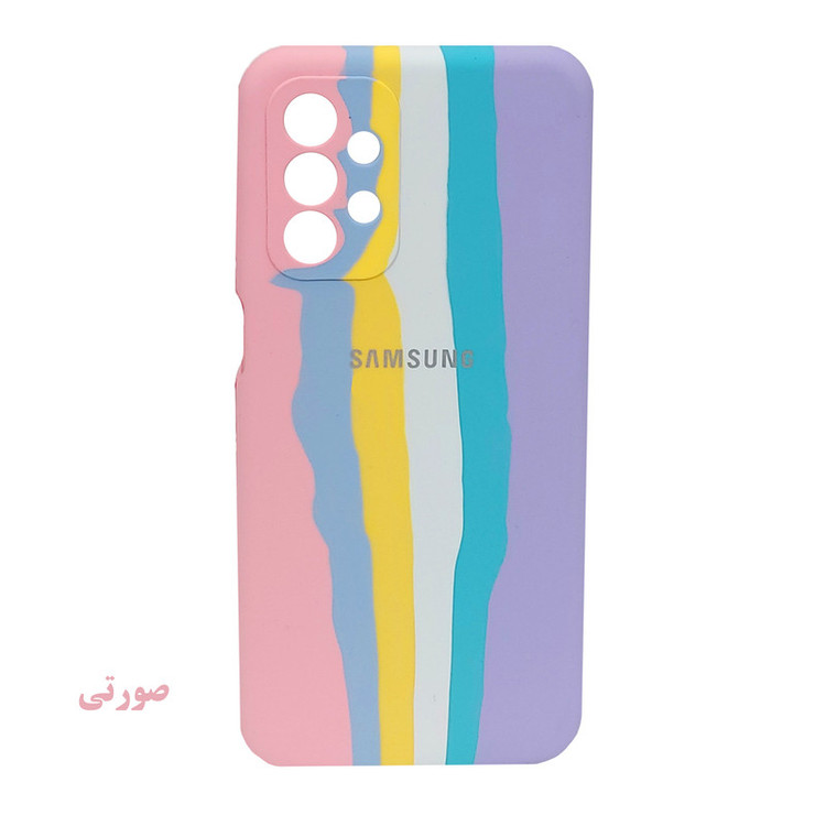 کاور لیمیا مدل سیلیکونی زیر بسته طرح آبرنگی مناسب برای گوشی موبایل سامسونگ Galaxy A73