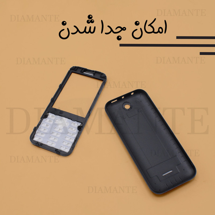 کاور دیامانته مدل Noki225 Gn مناسب برای گوشی موبایل نوکیا 225