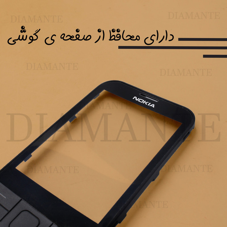 کاور دیامانته مدل Noki225 Gn مناسب برای گوشی موبایل نوکیا 225