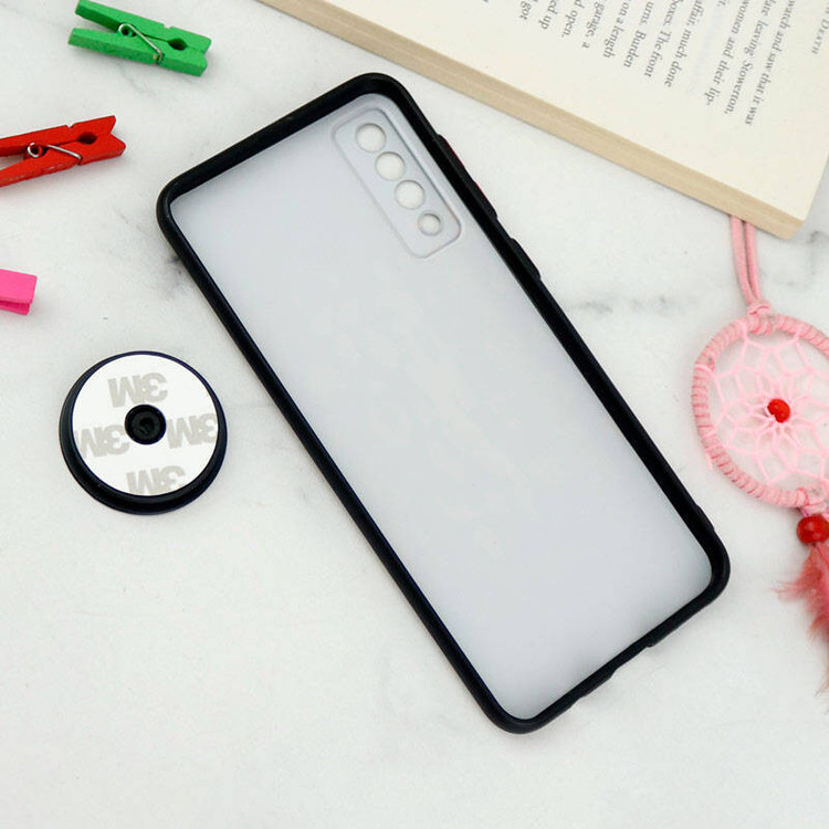 کاور کد p-350 مناسب برای گوشی موبایل سامسونگ Galaxy A30s / A50s به همراه پاپ سوکت