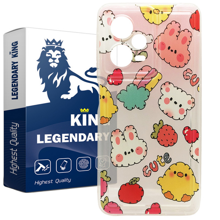 کاور لجندری کینگ طرح CUTEGOGO مناسب برای گوشی موبایل شیائومی Redmi Note 12 Pro 5G