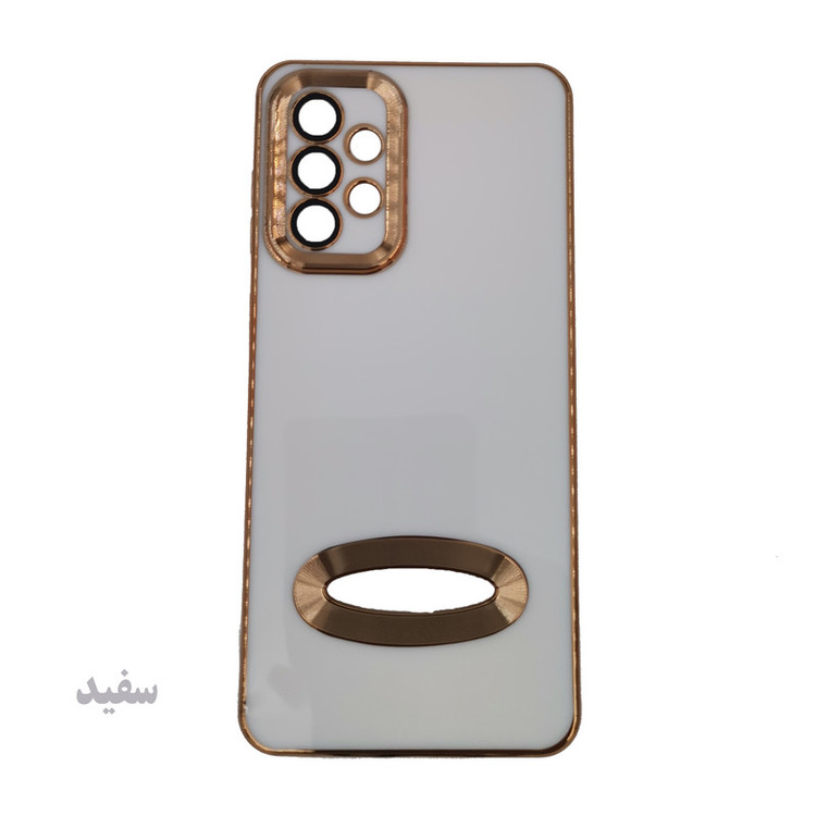 کاور لیمیا مدل کلاسیک لنزدار ژله ای طرح الکترورینگ مناسب برای گوشی موبایل سامسونگ Galaxy A32 4G