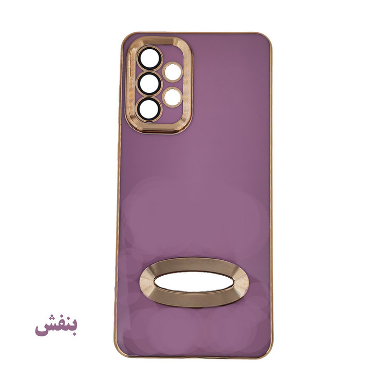 کاور لیمیا مدل کلاسیک لنزدار ژله ای طرح الکترورینگ مناسب برای گوشی موبایل سامسونگ Galaxy A32 4G
