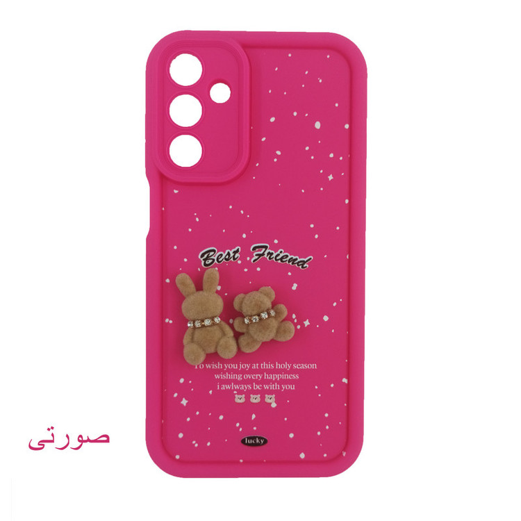 کاور لیمیا مدل فانتزی لنزدار عروسکی طرح سولید برفی مناسب برای گوشی موبایل سامسونگ Galaxy A25