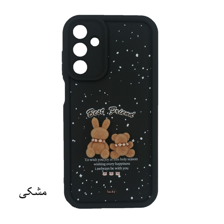 کاور لیمیا مدل فانتزی لنزدار عروسکی طرح سولید برفی مناسب برای گوشی موبایل سامسونگ Galaxy A25
