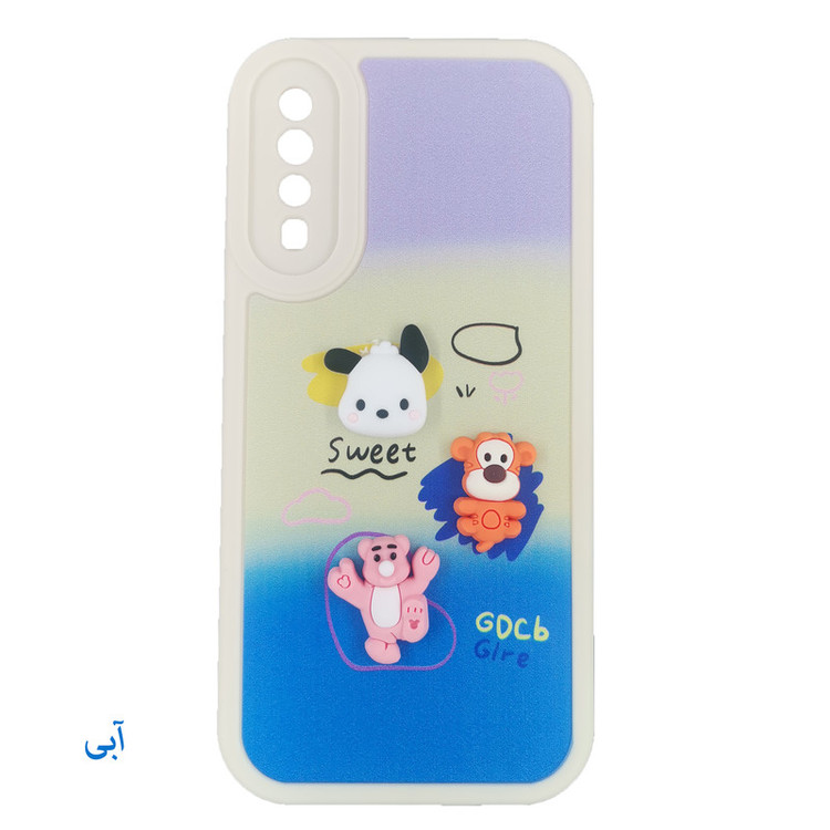 کاور لیمیا مدل فانتزی لنزدار ژله ای طرح عروسکی برجسته مناسب برای گوشی موبایل سامسونگ Galaxy A50 / A50s / A30s
