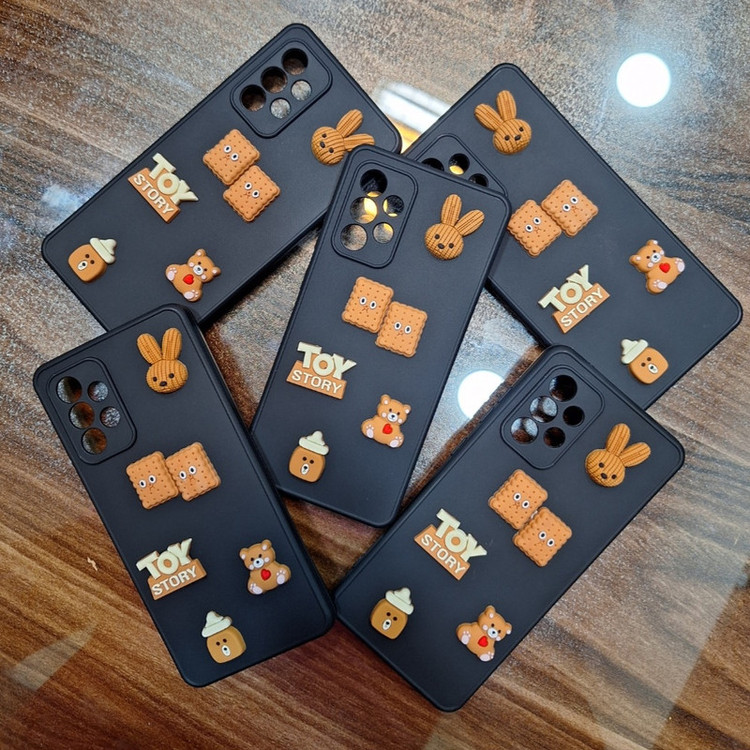 کاور طرح عروسک برجسته مدل A53 مناسب برای گوشی موبایل سامسونگ Galaxy A53