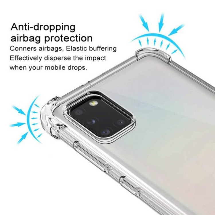 کاور اسپارتان مدل Airbag Strap مناسب برای گوشی موبایل سامسونگ Galaxy A31 به همراه بندآویز