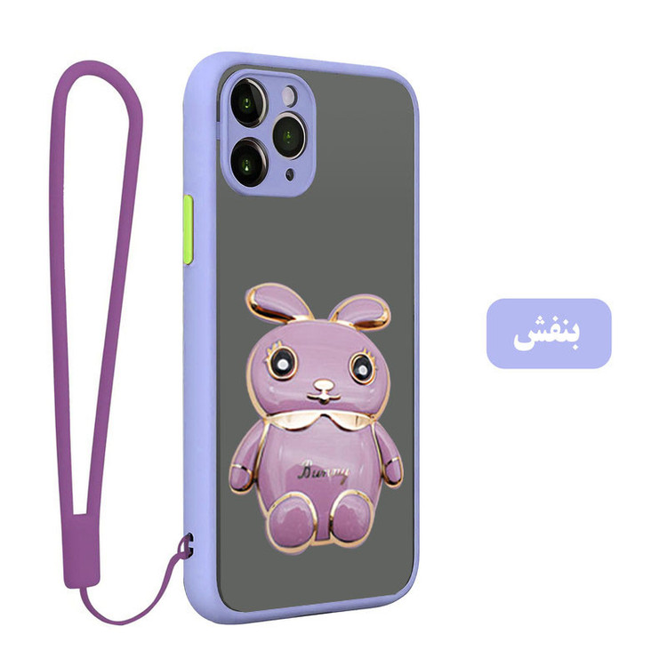 کاور اسپارتان مدل MBC Bunny strap مناسب برای گوشی موبایل سامسونگ Galaxy A35 به همراه بندآویز