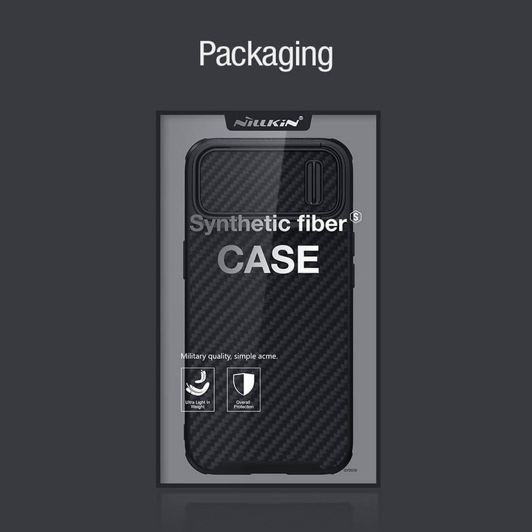 کاور نیلکین مدل Synthetic fiber S Case مناسب برای گوشی موبایل اپل iPhone 15 Plus / 14 Plus