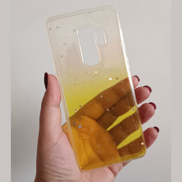 کاور مدل ژله ای کد 02 طرح شاینی مناسب برای گوشی موبایل سامسونگ Galaxy S9 Plus