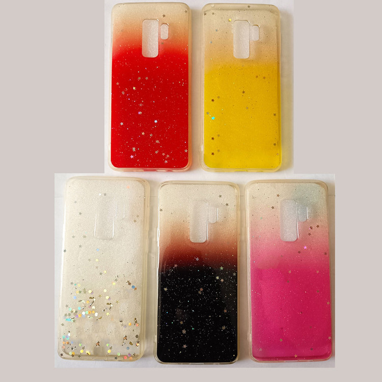 کاور مدل ژله ای کد 02 طرح شاینی مناسب برای گوشی موبایل سامسونگ Galaxy S9 Plus