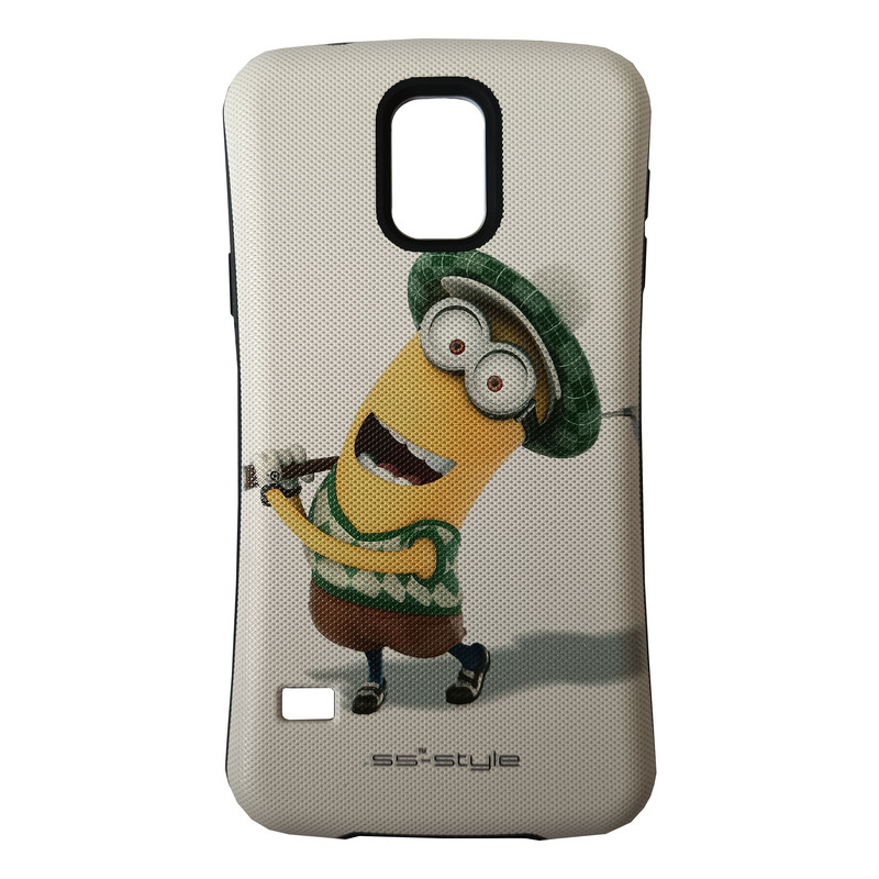 کاور مدل 360 درجه ضد ضربه کد 24-0 طرح مینیون ها مناسب برای گوشی موبایل سامسونگ Galaxy S5