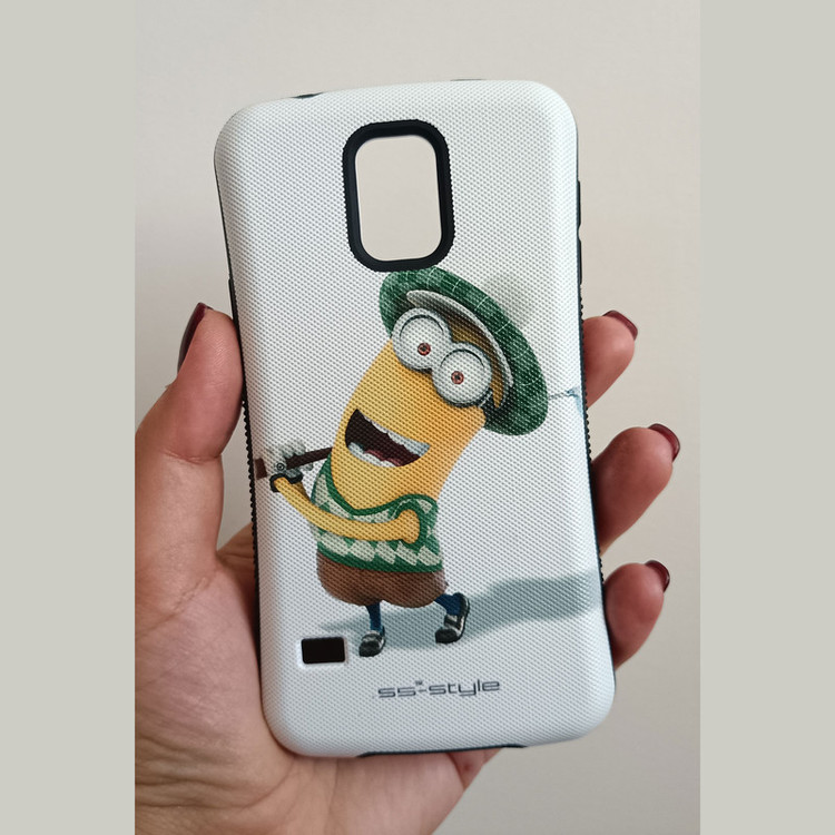 کاور مدل 360 درجه ضد ضربه کد 24-0 طرح مینیون ها مناسب برای گوشی موبایل سامسونگ Galaxy S5