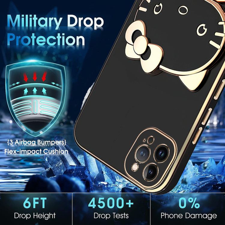 کاور گاردتک آساک مدل Kitty Strap مناسب برای گوشی موبایل اپل iPhone 12 Pro به همراه بندآویز