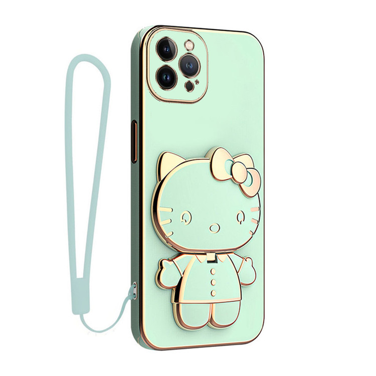 کاور گاردتک آساک مدل Kitty Strap مناسب برای گوشی موبایل اپل iPhone 12 Pro به همراه بندآویز
