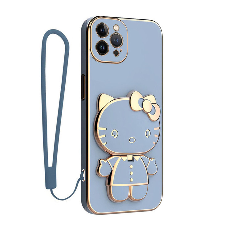 کاور گاردتک آساک مدل Kitty Strap مناسب برای گوشی موبایل اپل iPhone 12 Pro به همراه بندآویز