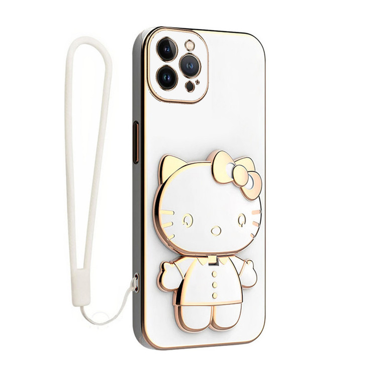 کاور گاردتک آساک مدل Kitty Strap مناسب برای گوشی موبایل اپل iPhone 12 Pro به همراه بندآویز