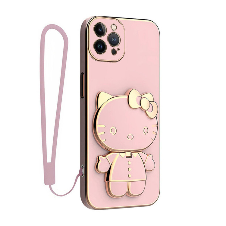 کاور گاردتک آساک مدل Kitty Strap مناسب برای گوشی موبایل اپل iPhone 12 Pro به همراه بندآویز