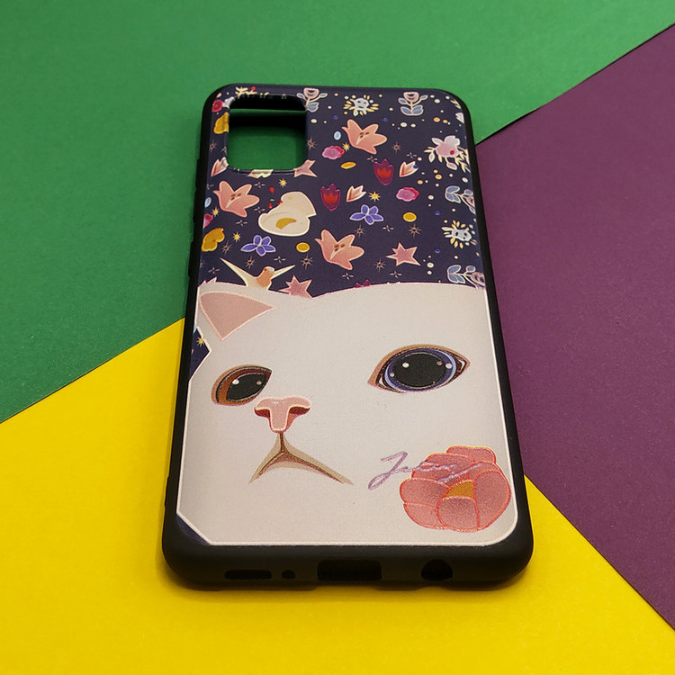 کاور مدل گربه کد 03 مناسب برای گوشی موبایل سامسونگ Galaxy A51