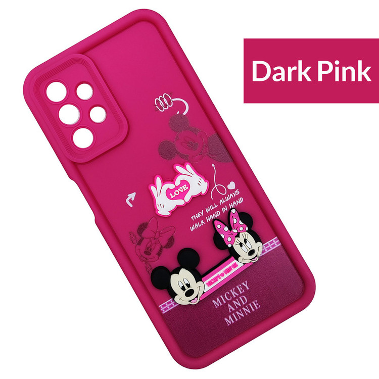 کاور موفی مدل Silicone Puffer Minni Mouse Strap مناسب برای گوشی موبایل سامسونگ Galaxy A32 4G به همراه بندآویز