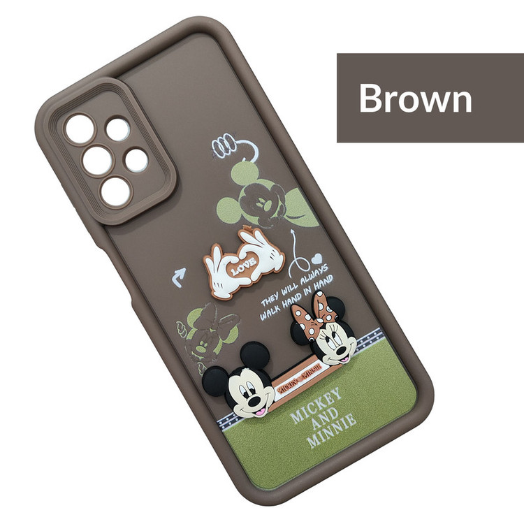 کاور موفی مدل Silicone Puffer Minni Mouse Strap مناسب برای گوشی موبایل سامسونگ Galaxy A32 4G به همراه بندآویز
