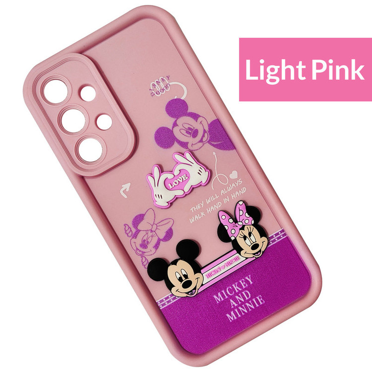 کاور موفی مدل Silicone Puffer Minni Mouse Strap مناسب برای گوشی موبایل سامسونگ Galaxy A32 4G به همراه بندآویز