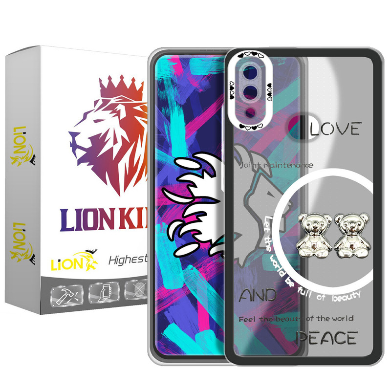 کاور لاین کینگ مدل دو خرسLOVE مناسب برای گوشی موبایل سامسونگ Galaxy A10s