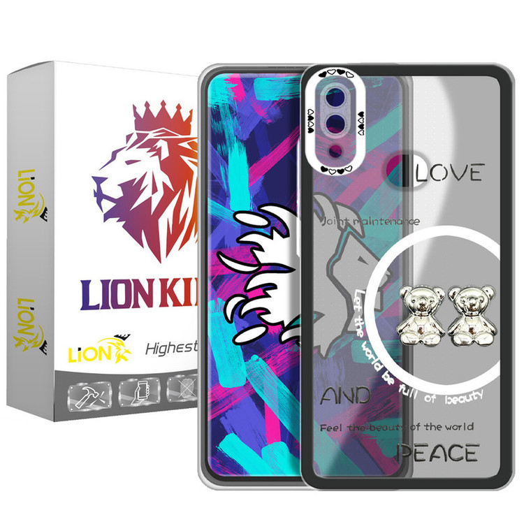 کاور لاین کینگ مدل دو خرسLOVE مناسب برای گوشی موبایل سامسونگ Galaxy A10s