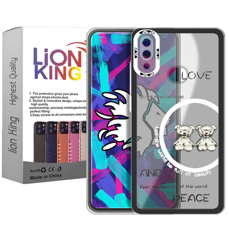 کاور لاین کینگ مدل دو خرسLOVE مناسب برای گوشی موبایل سامسونگ Galaxy A10s