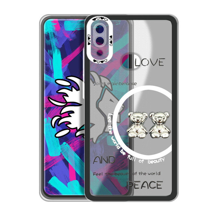 کاور لاین کینگ مدل دو خرسLOVE مناسب برای گوشی موبایل سامسونگ Galaxy A10s