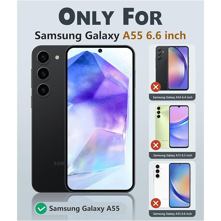 کاور مسیر مدل Clear Magnetic Magsafe مناسب برای گوشی موبایل سامسونگ Galaxy A55