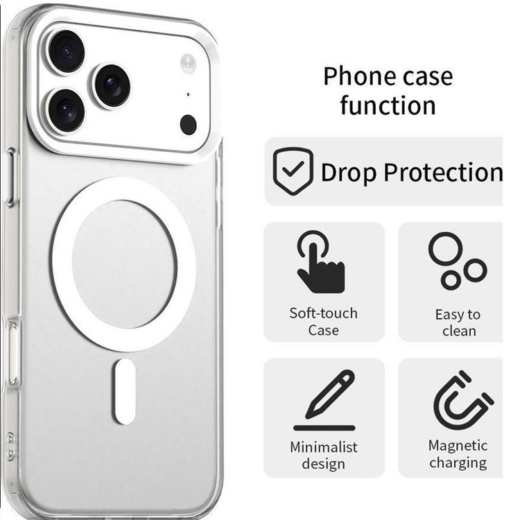 کاور بادی قاب مدل Magsafe2-17PRO طرح مگ سیف مناسب برای گوشی موبایل اپل Iphone 17 Pro