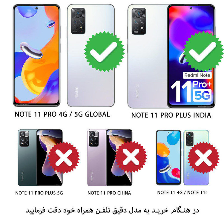 کاور گاردتک مدل MBC مناسب برای گوشی موبایل شیائومی Redmi Note11 Pro 4G / 5G