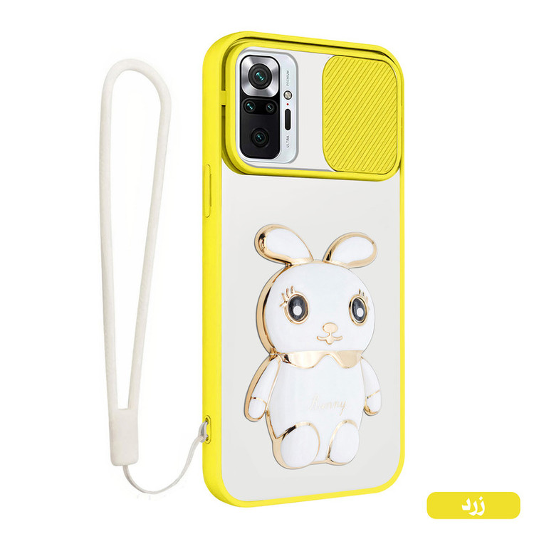 کاور اسپارتان مدل Camshield Bunny Opn مناسب برای گوشی موبایل شیائومی Redmi Note 10 Pro / Note 10 Pro Max به همراه بند نگهدارنده