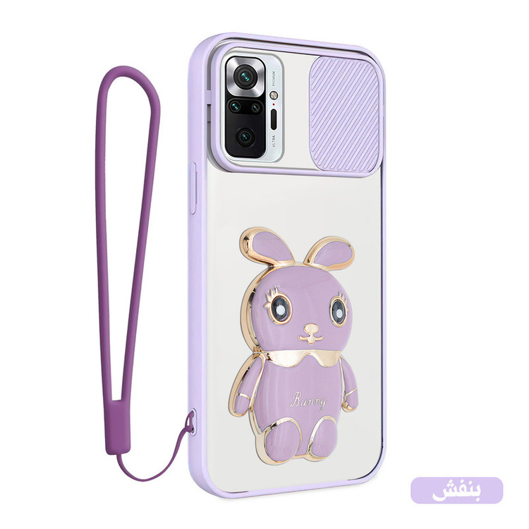 کاور اسپارتان مدل Camshield Bunny Opn مناسب برای گوشی موبایل شیائومی Redmi Note 10 Pro / Note 10 Pro Max به همراه بند نگهدارنده