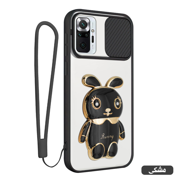 کاور اسپارتان مدل Camshield Bunny Opn مناسب برای گوشی موبایل شیائومی Redmi Note 10 Pro / Note 10 Pro Max به همراه بند نگهدارنده