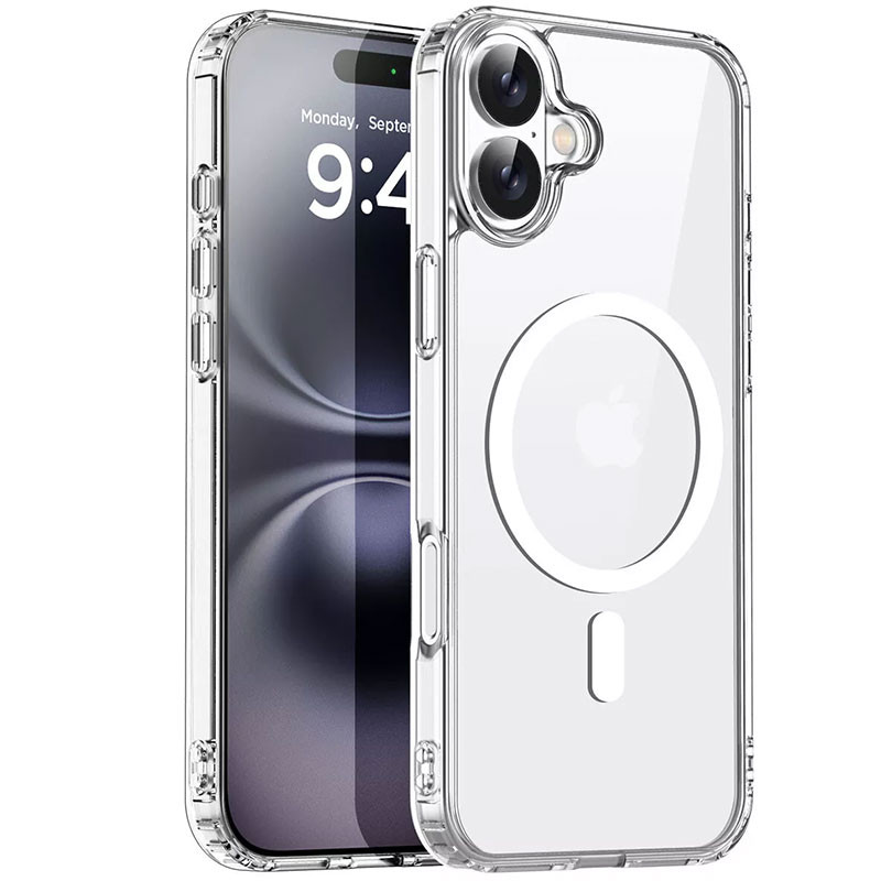 کاور مسیر مدل Clear Magnetic Magsafe مناسب برای گوشی موبایل اپل Iphone 16