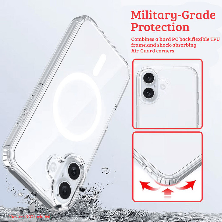 کاور مسیر مدل Clear Magnetic Magsafe مناسب برای گوشی موبایل اپل Iphone 16