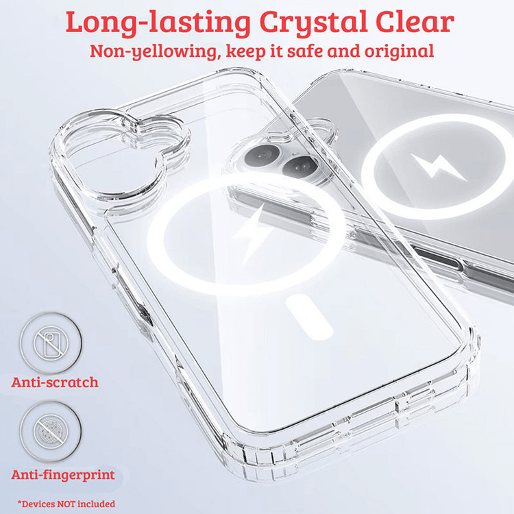 کاور مسیر مدل Clear Magnetic Magsafe مناسب برای گوشی موبایل اپل Iphone 16